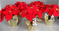 FAUX POINSETTIA'S