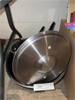 Stainless Steel Cookware and Mixing Bowl