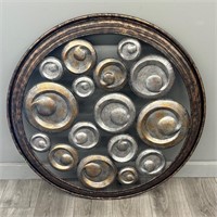 Tin Circles Wall Art