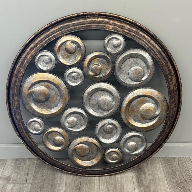 Tin Circles Wall Art