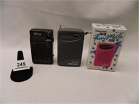 AM-FM Radios; Sears-(1); Radio Shack-(2);