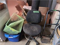 Storage Totes Desk Chair Hand Truck Shop-vac As