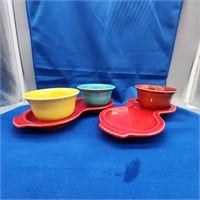 FIESTA MIXED CONDIMENT DISHES & TRAYS