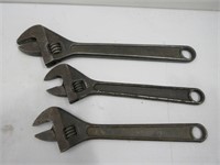 12", 10", 10" PROTO Adjustable Wrenches