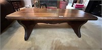 WOODEN PINE COFFEE TABLE 46X19X15
