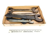 Flat of (6) Williams Open End Wrenches
