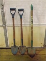 Three Small Shovels