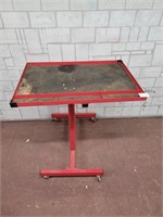 Shop table for tools etc (on wheels)