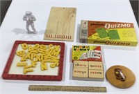 Lot of toys w/ Phonic Rummy & Phonetic Quizmo