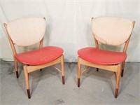 Pair of Finn Juhl Side Chairs. Baker Furniture