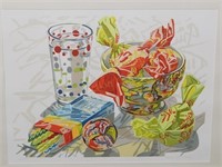 1996 Janet Fish "Still Life w/Candy" Lithograph