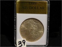 1889 - AU Morgan Silver Dollar