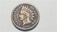 1861 Indian Head Cent Penny