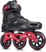 110mm Inline Skates  Unisex  Black  27.5cm