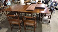 DINING TABLE & 6 CHAIRS