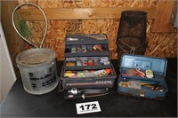 LOT OF FISHING ACCESSORIES