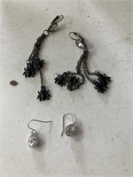 Primrose Earrings, pearl necklaces, bracelet