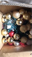 Christmas balls and lights