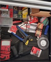 clamps, fuses, tools, testers