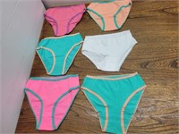 NEW 6 George 100%Cotton Girls Brief's Size 4