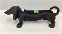 Cast iron Dog / dachshund Boot scraper
