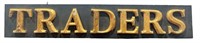 Antique TRADERS Advertisement Sign