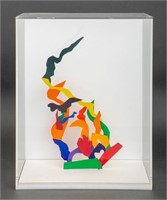 K. Wesselmann Abstract Composition Sculpture