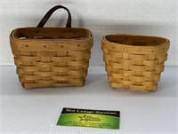 2 Smaller Longaberger Baskets
