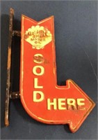 Golden Shell Motor Oil Cast Iron Sign