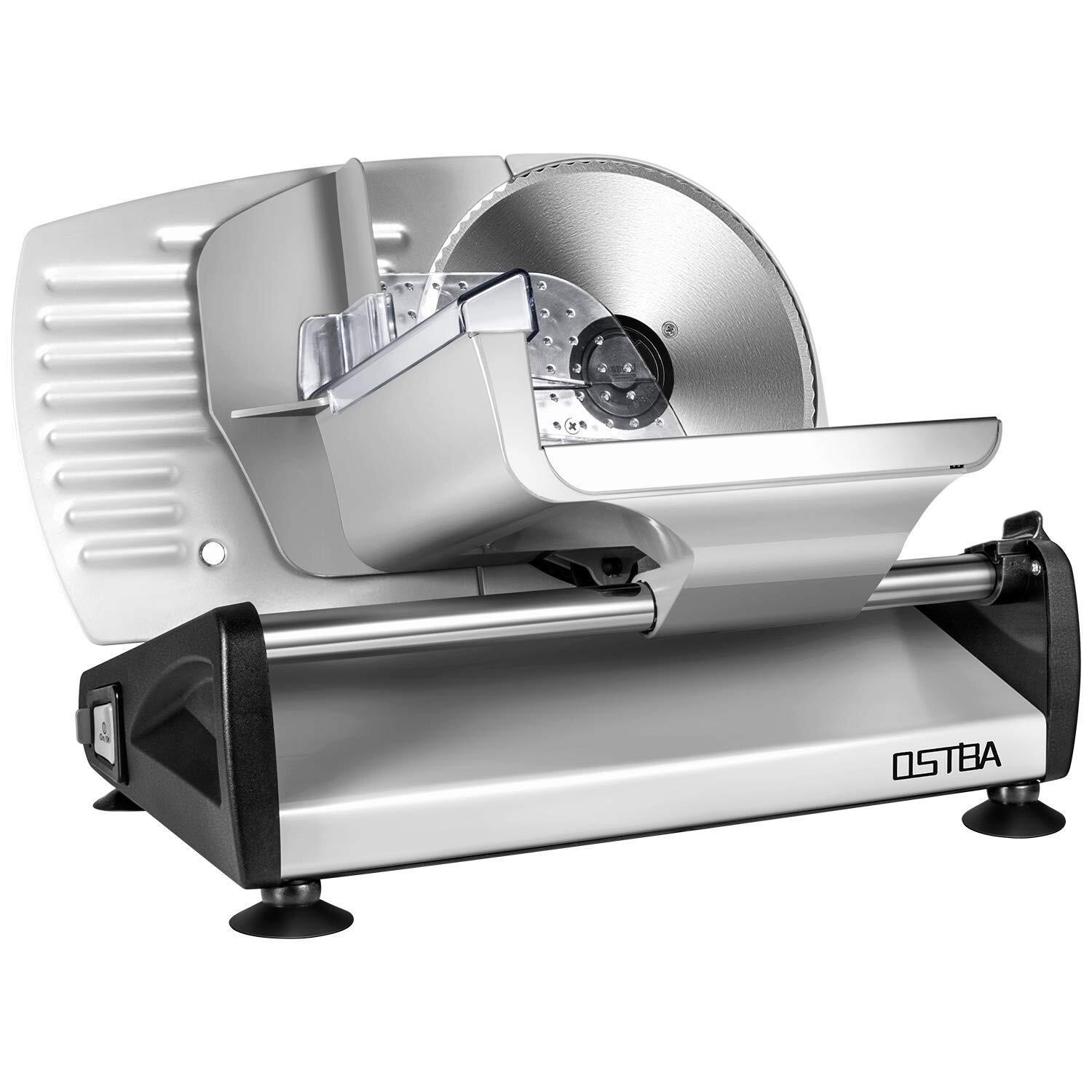 200W Electric Deli Meat Slicer, 7.5" Removable