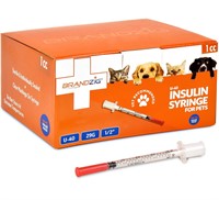 Brandzig U-40 Pet Insulin Syringes 29G 1cc 1/2"