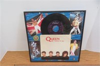 Framed Queen Collage Record & more 12x12"