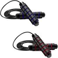 2 Pack- XMIAO Ball Bearings Wire Jump Ropes