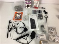 LOT OF MISC. CORDS & MORE