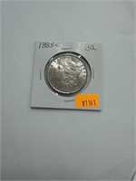 1885-O Morgan Silver Dollar, BU