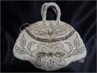 40's-50's hand-crafted beaded purse