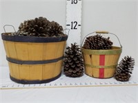 (2) Garden Baskets w/Sugar Cones