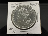 1896-P Morgan Silver Dollar