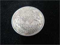 1945 50 cent coin