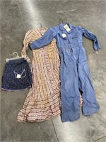 Vintage Clothing-3 pcs-2 Dresses & 1 Apron