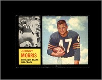 1962 Topps #15 Johnny Morris EX to EX-MT+
