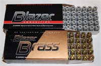 100 Rounds Blazer .40 S&W Ammo