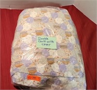 Double size Quilt with cover