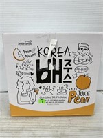 Korean pear juice 7 pouches inside best by May