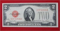 1928 G $2 US Note Crisp