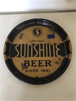 Sunshine Beer Advertising Tray