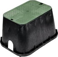 NDS 113BC 10 in. Round Valve Box and Cover, 10 in.