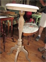 Marble Top Table or Plant Stand
