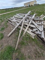 Repurposed wood - some posts