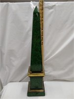 20.5" Green decorative desk piece